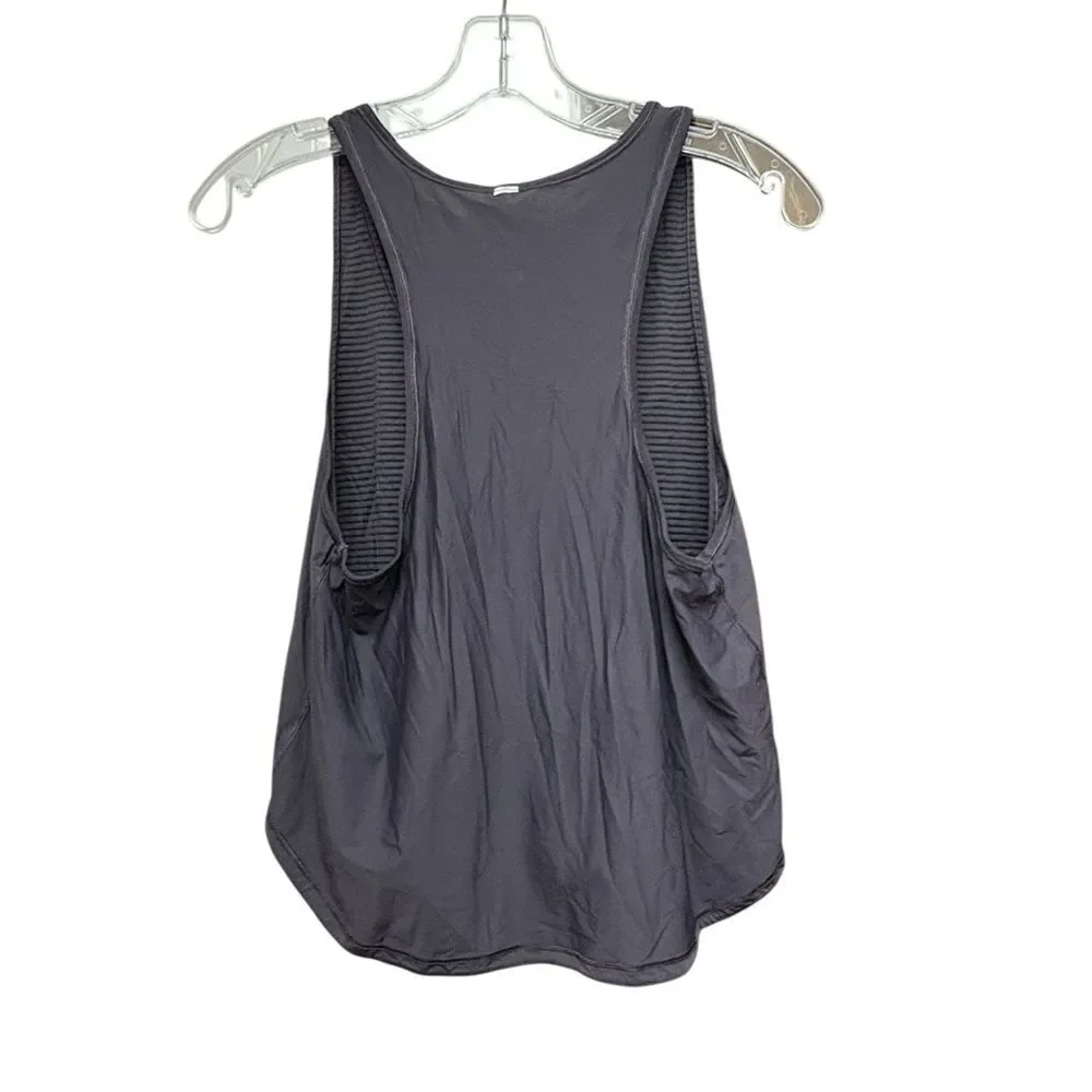 Lululemon RARE Tank Top two in one, Dark Blue Size XS